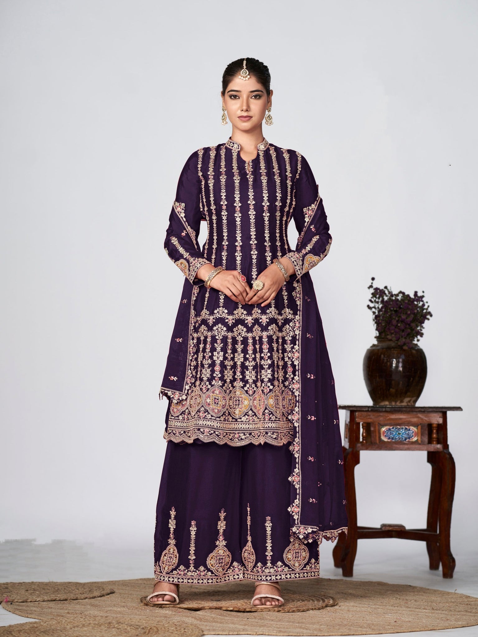 Beautiful Designer Festive Wear Heavy Premium Silk Salwar Suit
