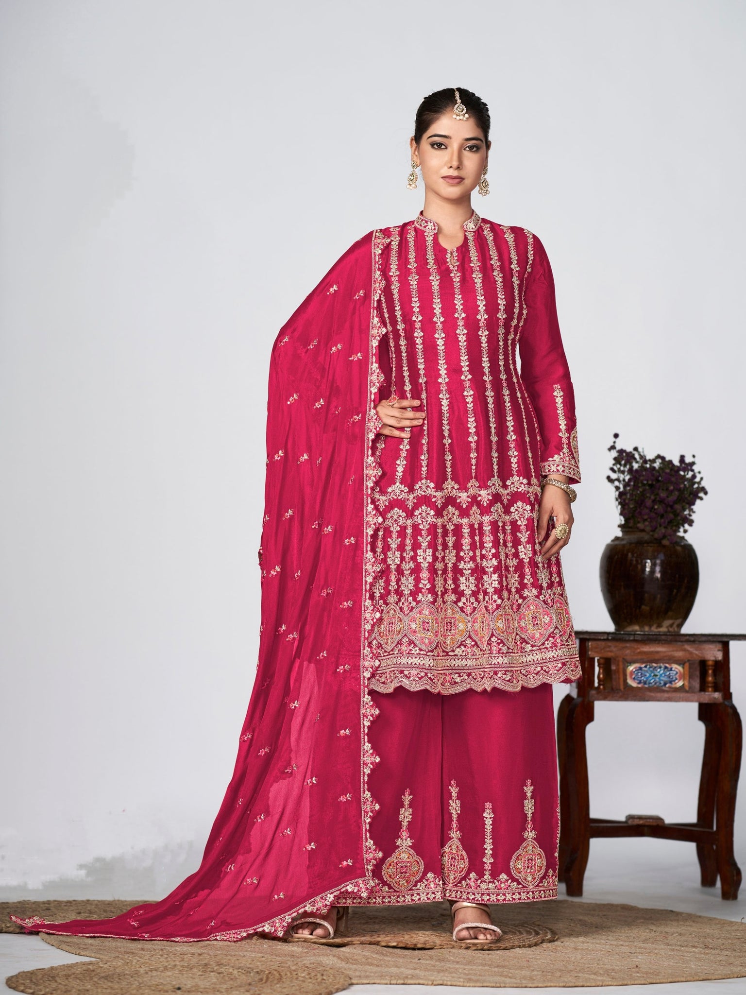 Beautiful Designer Festive Wear Heavy Premium Silk Salwar Suit