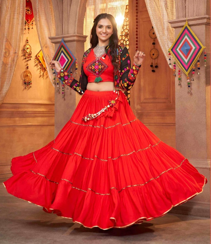 Beautiful Designer Navratri Koti Style Special Chaniya Choli