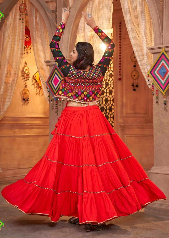 Beautiful Designer Navratri Koti Style Special Chaniya Choli