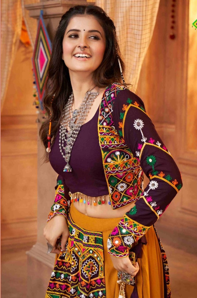 Beautiful Designer Navratri Koti Style Special Chaniya Choli