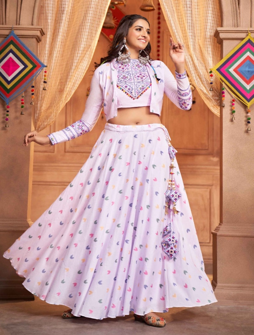 Beautiful Designer Navratri Koti Style Special Chaniya Choli