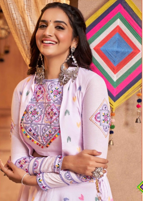 Beautiful Designer Navratri Koti Style Special Chaniya Choli