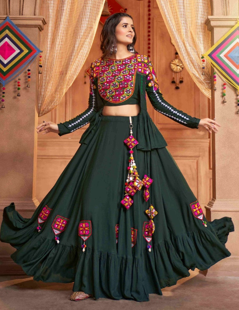 Beautiful Designer Navratri Koti Style Special Chaniya Choli