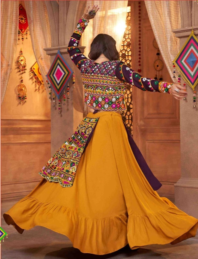 Beautiful Designer Navratri Koti Style Special Chaniya Choli