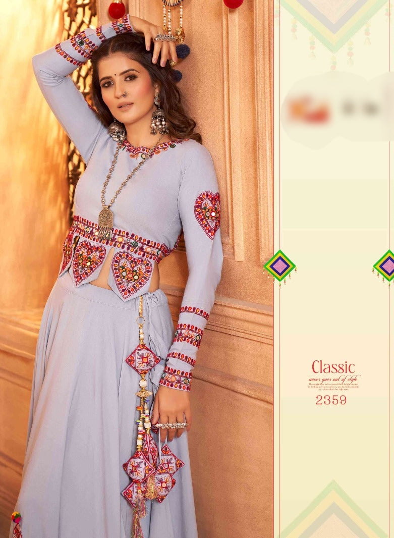 Beautiful Designer Navratri Koti Style Special Chaniya Choli