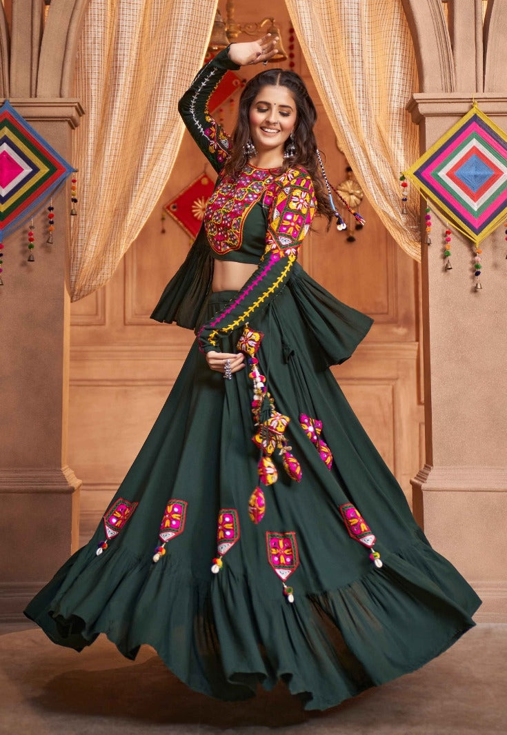 Beautiful Designer Navratri Koti Style Special Chaniya Choli