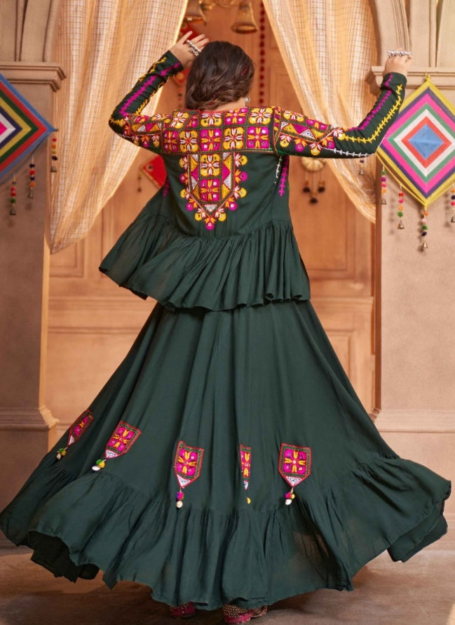 Beautiful Designer Navratri Koti Style Special Chaniya Choli