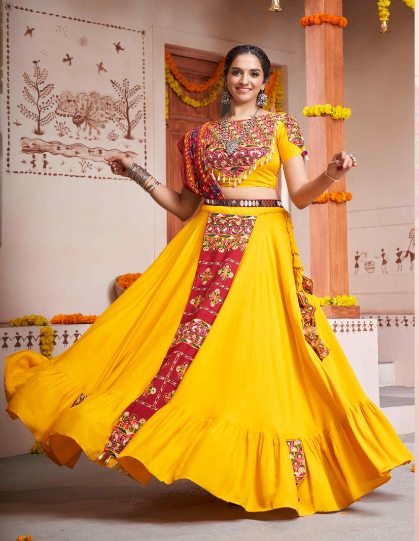 Beautiful Designer Navratri Koti Style Special Chaniya Choli