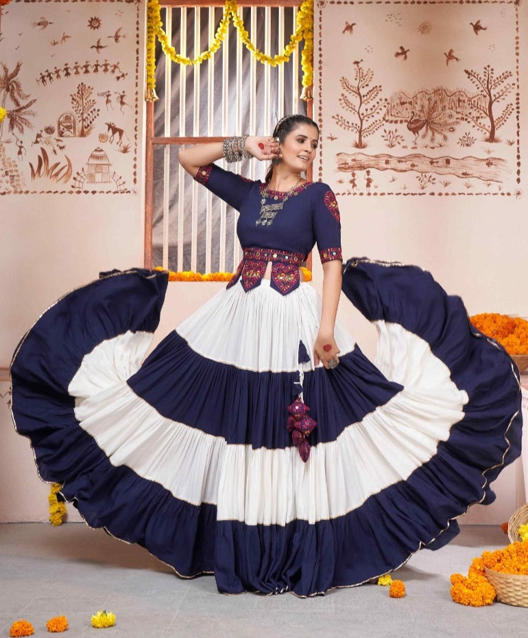 Beautiful Designer Navratri Koti Style Special Chaniya Choli