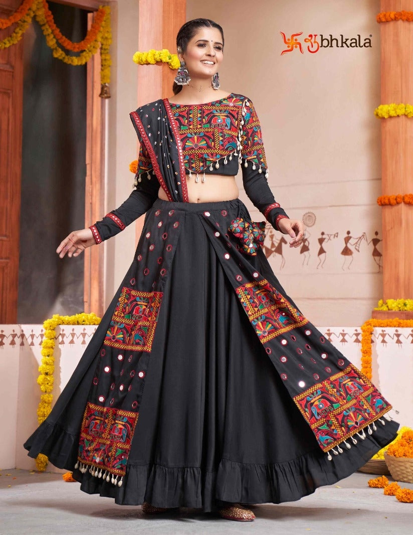 Beautiful Designer Navratri Koti Style Special Chaniya Choli