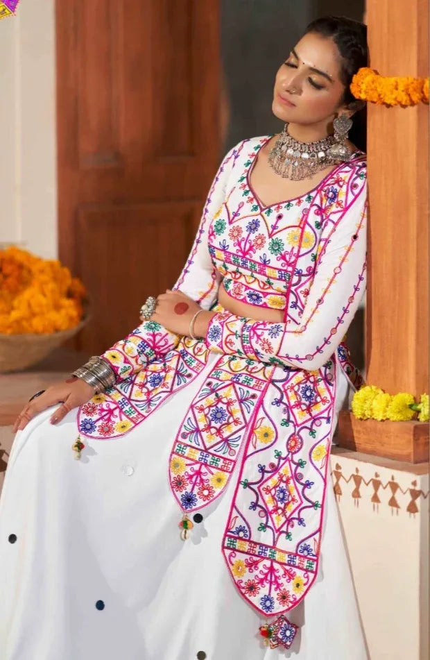 Beautiful Designer Navratri Koti Style Special Chaniya Choli