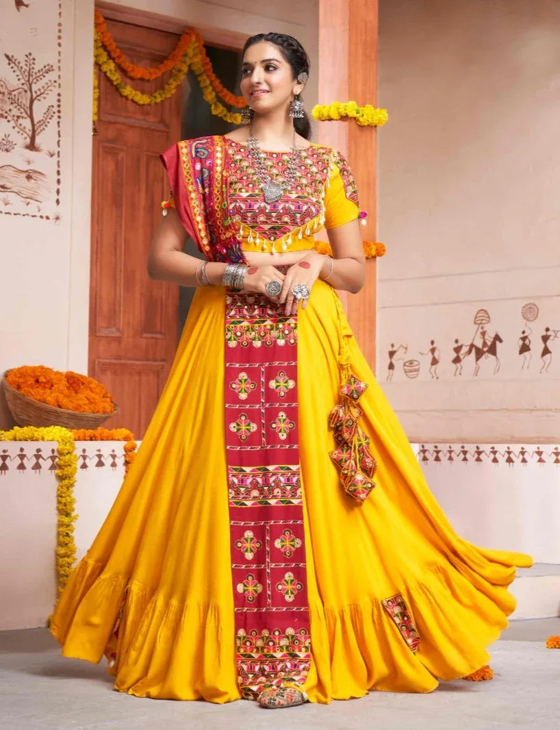 Beautiful Designer Navratri Koti Style Special Chaniya Choli