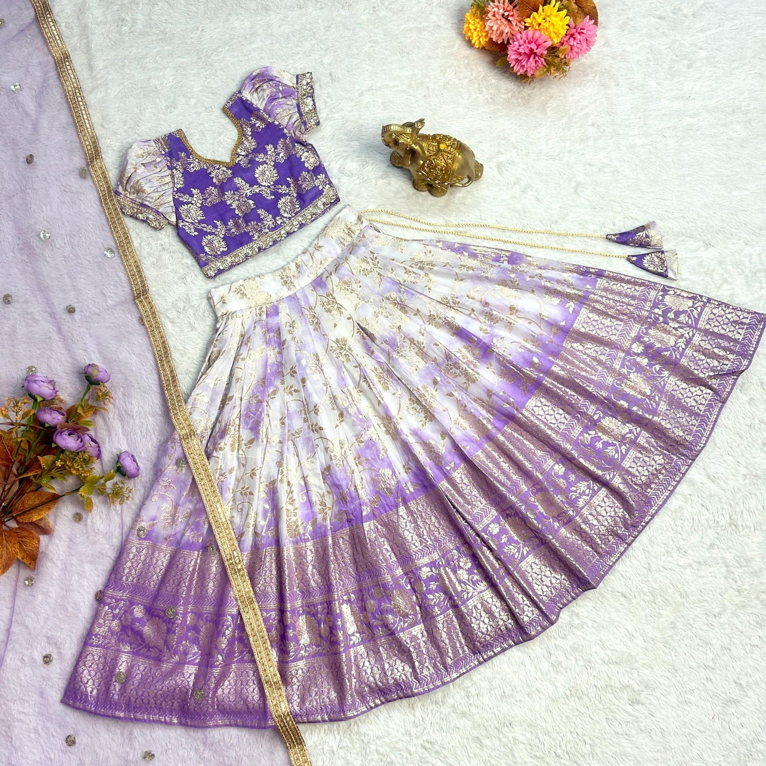 Beautiful Designer Party Wear Soft Silk  Kid&