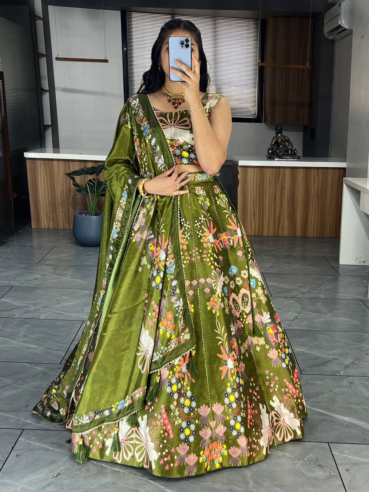 Beautiful Designer Patola Digital Print Lehenga Choli