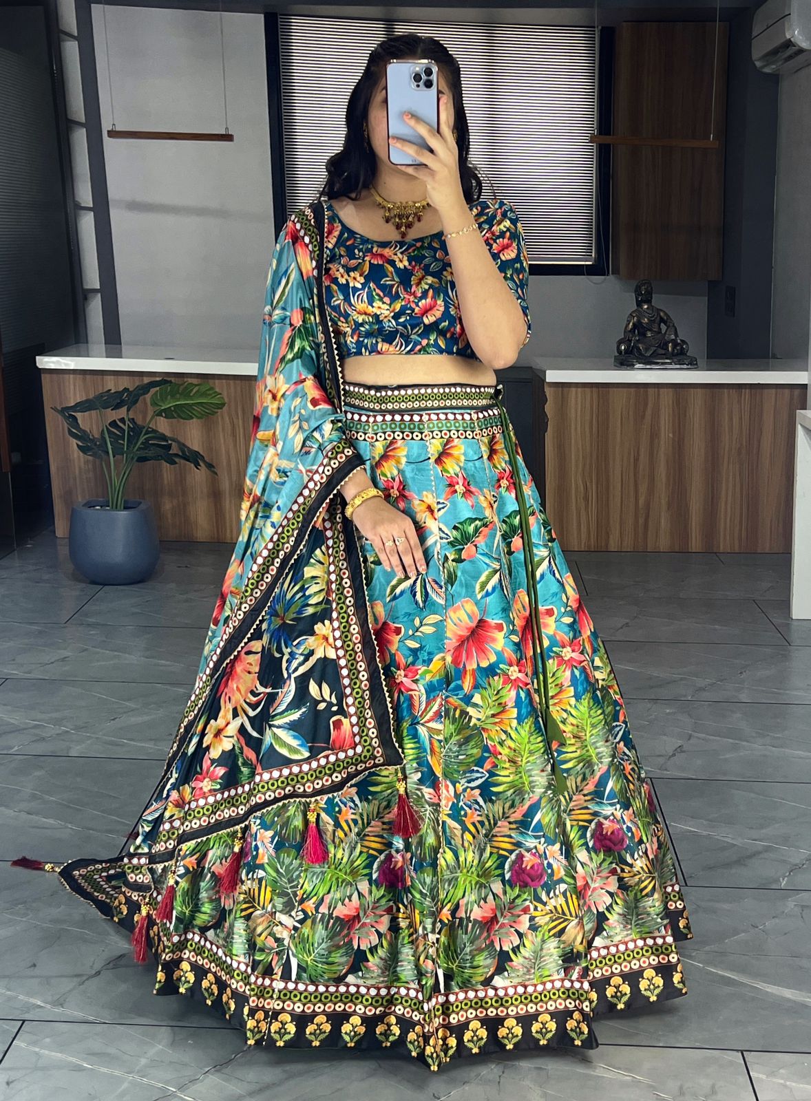 Beautiful Designer Patola Digital Print Lehenga Choli