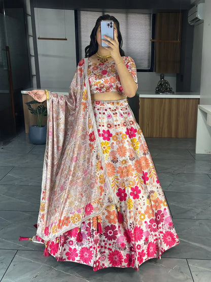 Beautiful Designer Patola Digital Print Lehenga Choli