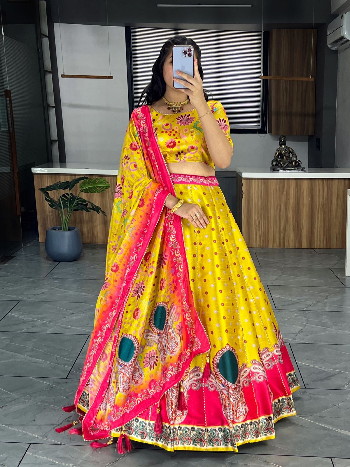 Beautiful Designer Patola Digital Print Lehenga Choli