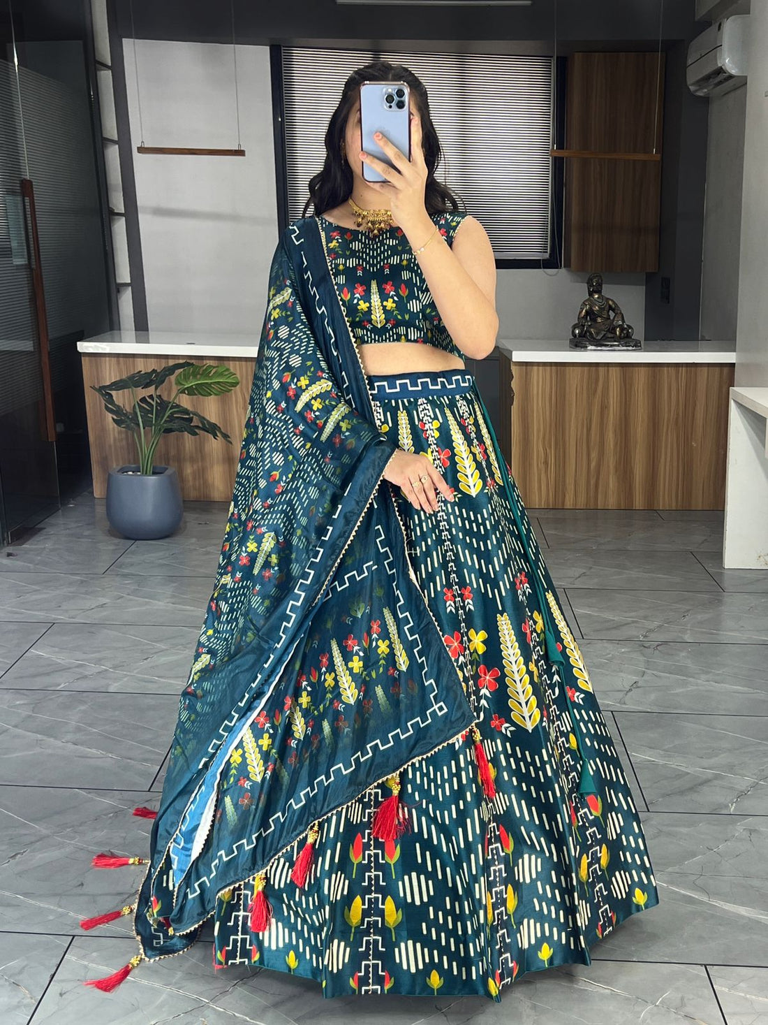 Beautiful Designer Patola Digital Print Lehenga Choli