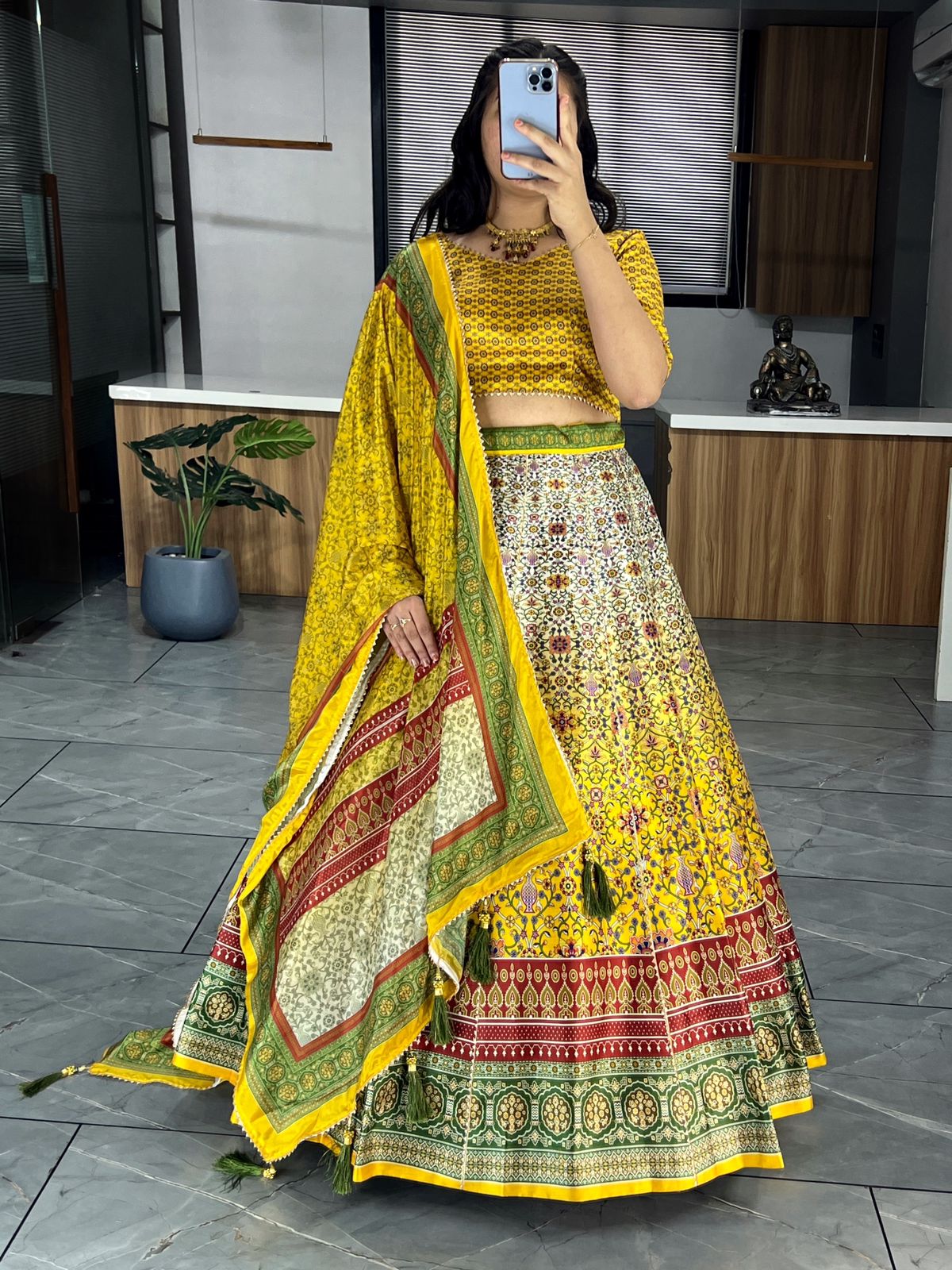 Beautiful Designer Patola Digital Print Lehenga Choli