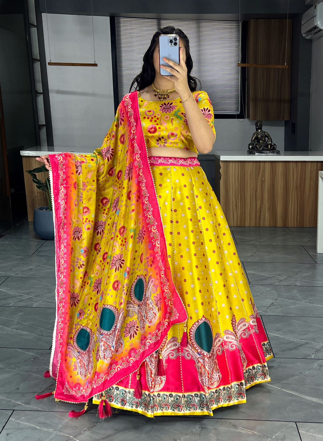 Beautiful Designer Patola Digital Print Lehenga Choli