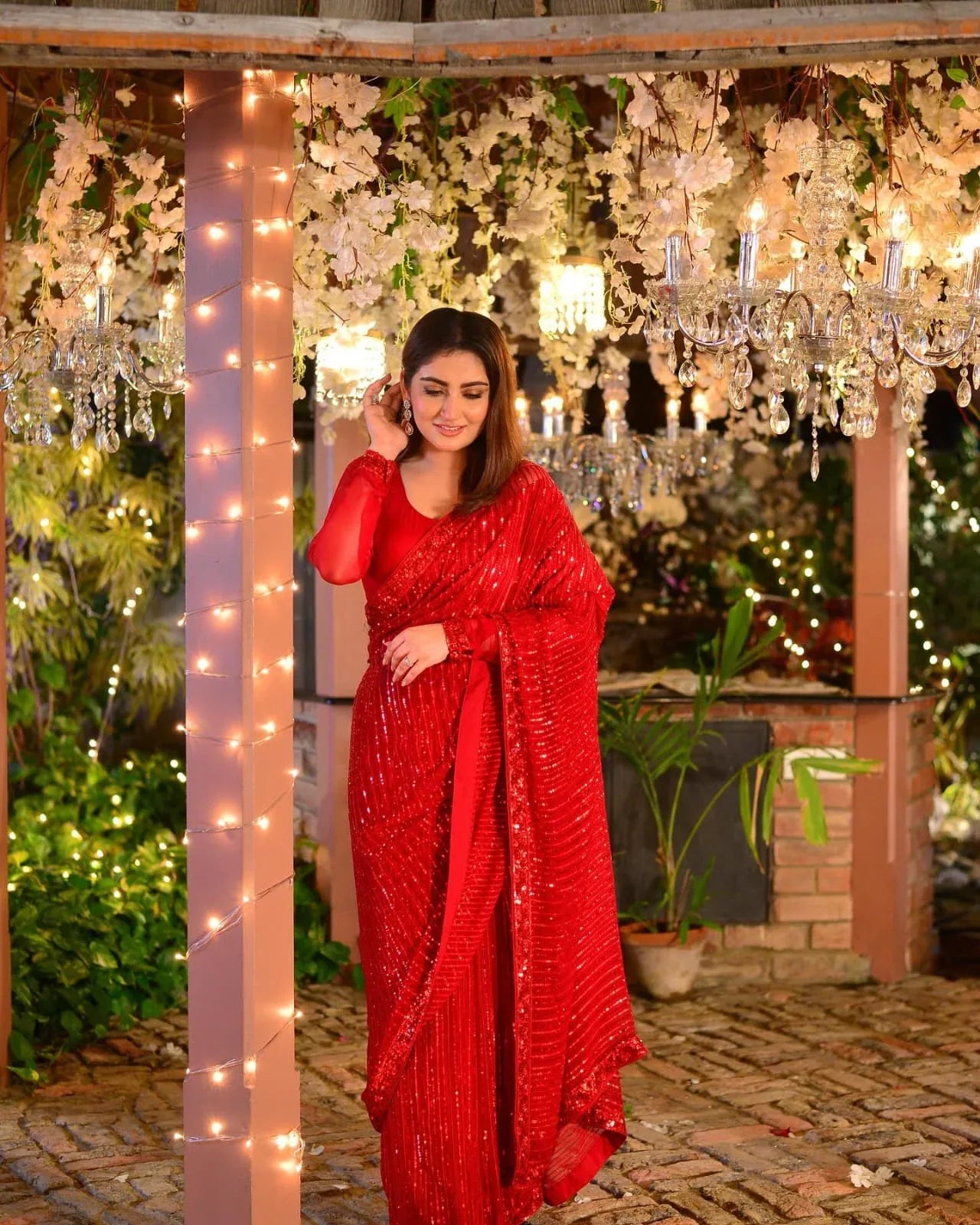 Beautiful Designer Mono Silk Soft Georgette Saree