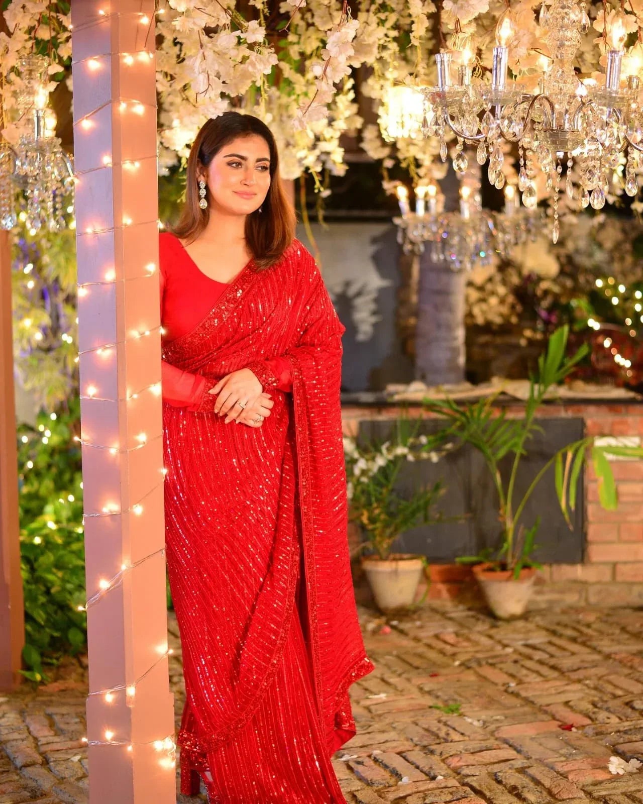 Beautiful Designer Mono Silk Soft Georgette Saree