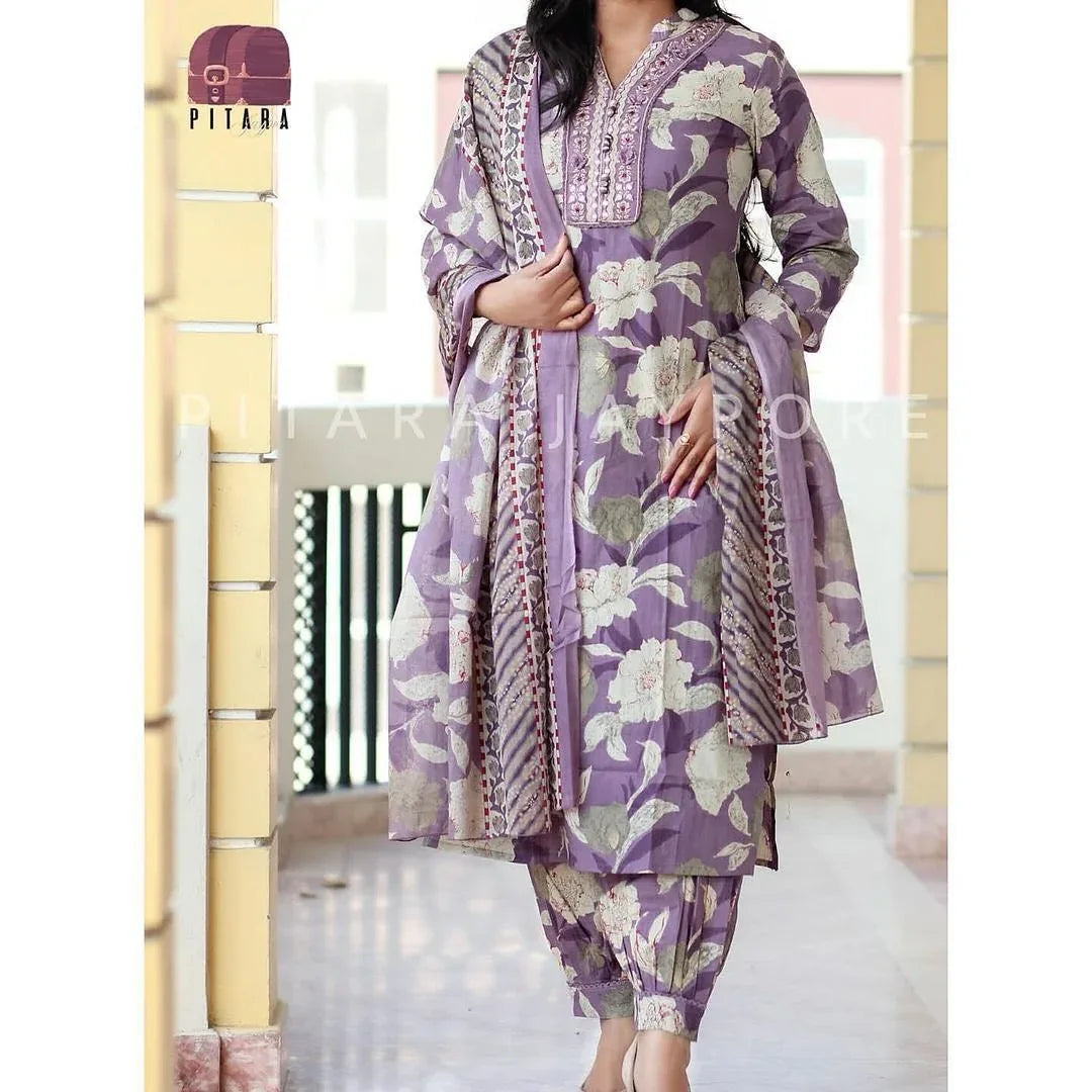 Beautiful Designer Summer Special Pure Cotton Salwar Suit