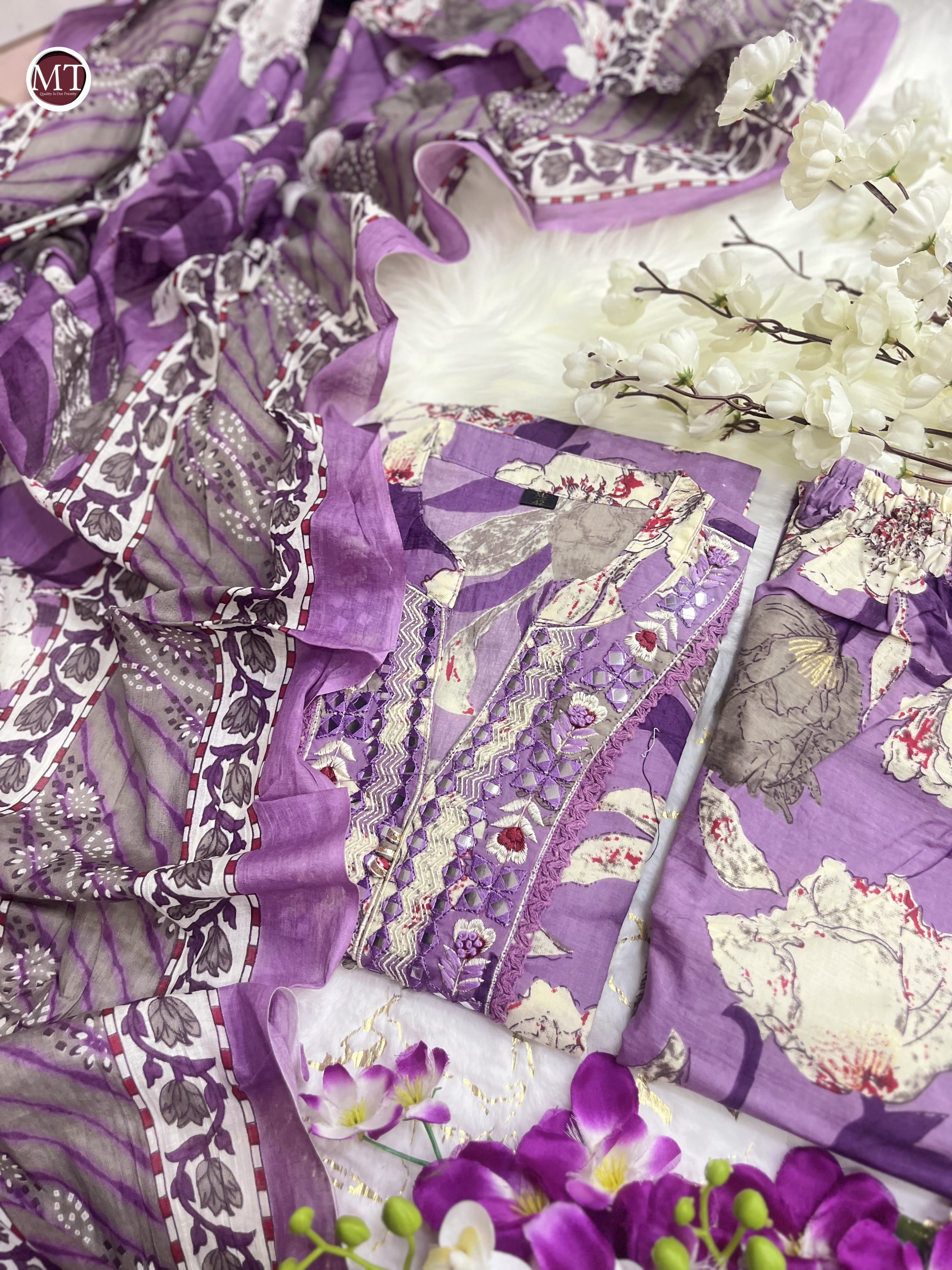 Beautiful Designer Summer Special Pure Cotton Salwar Suit