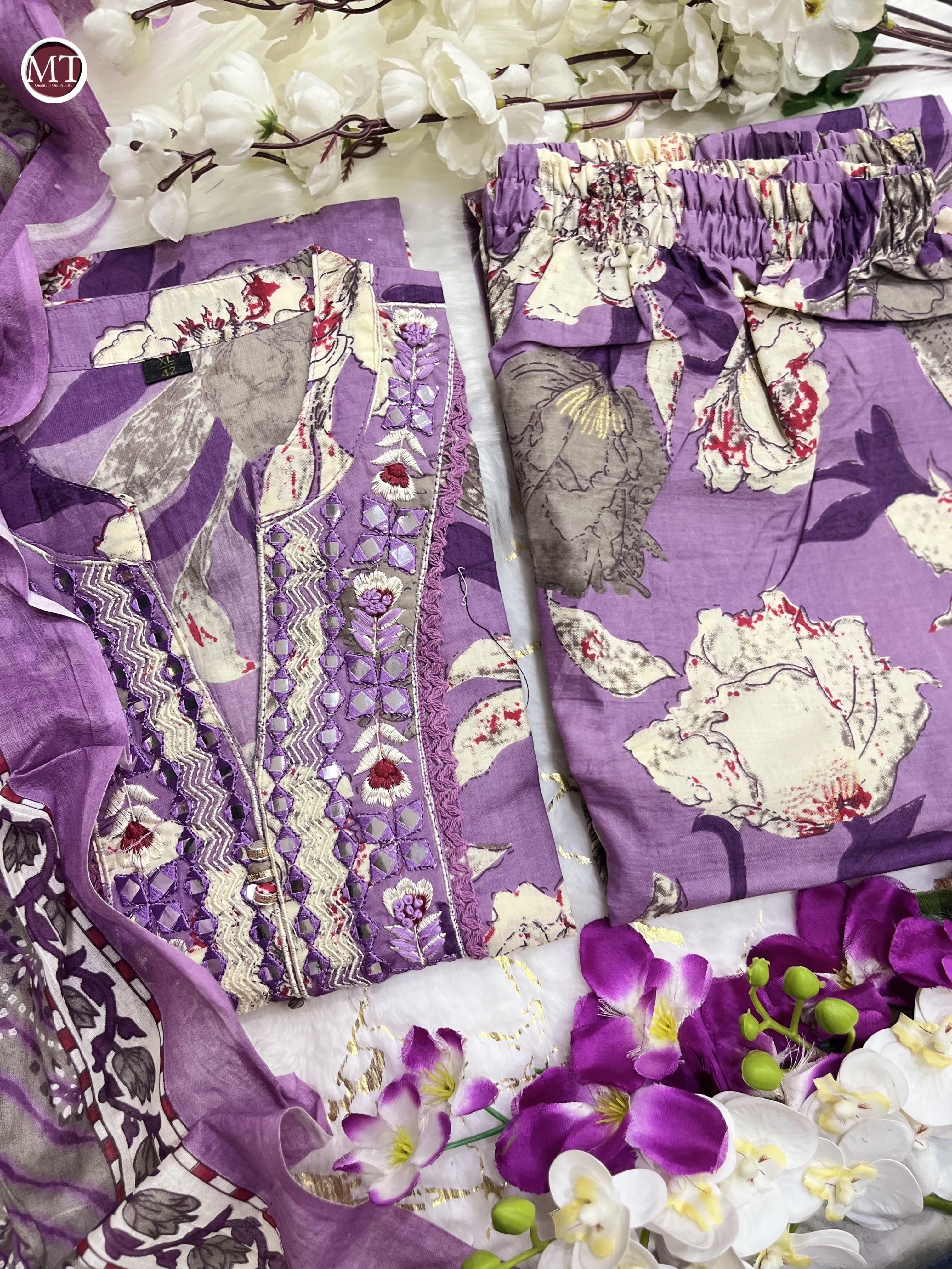 Beautiful Designer Summer Special Pure Cotton Salwar Suit