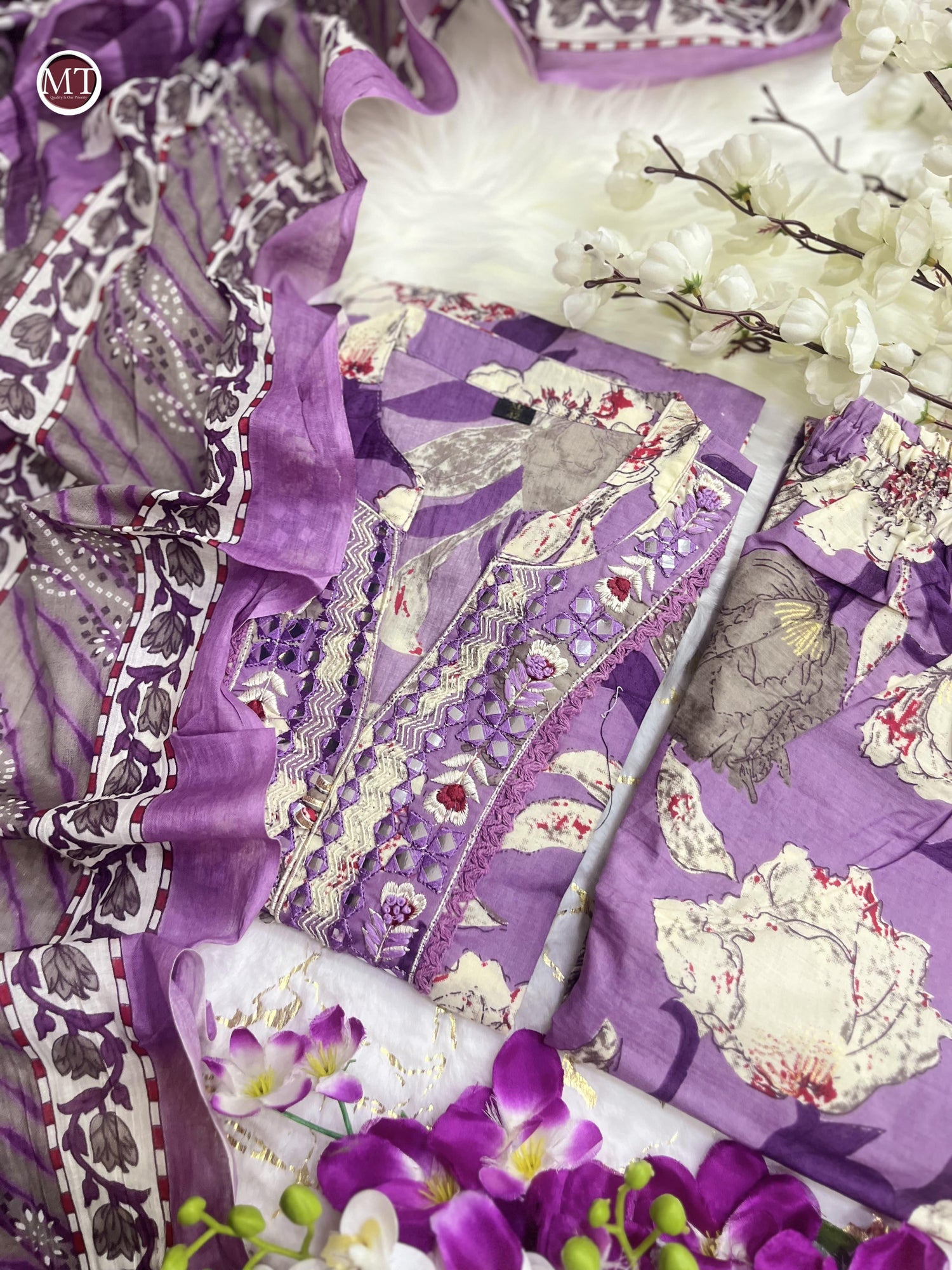 Beautiful Designer Summer Special Pure Cotton Salwar Suit
