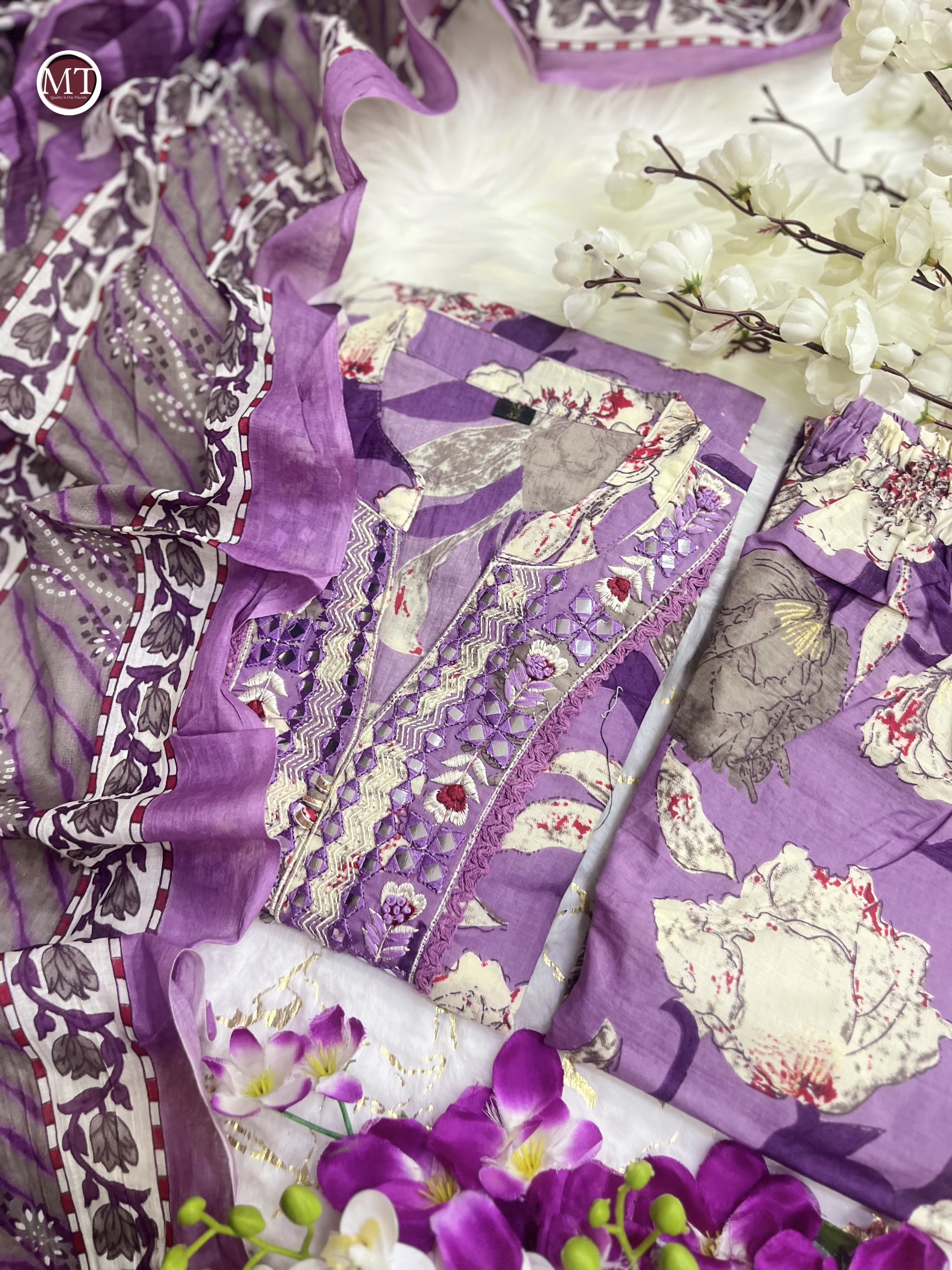 Beautiful Designer Summer Special Pure Cotton Salwar Suit