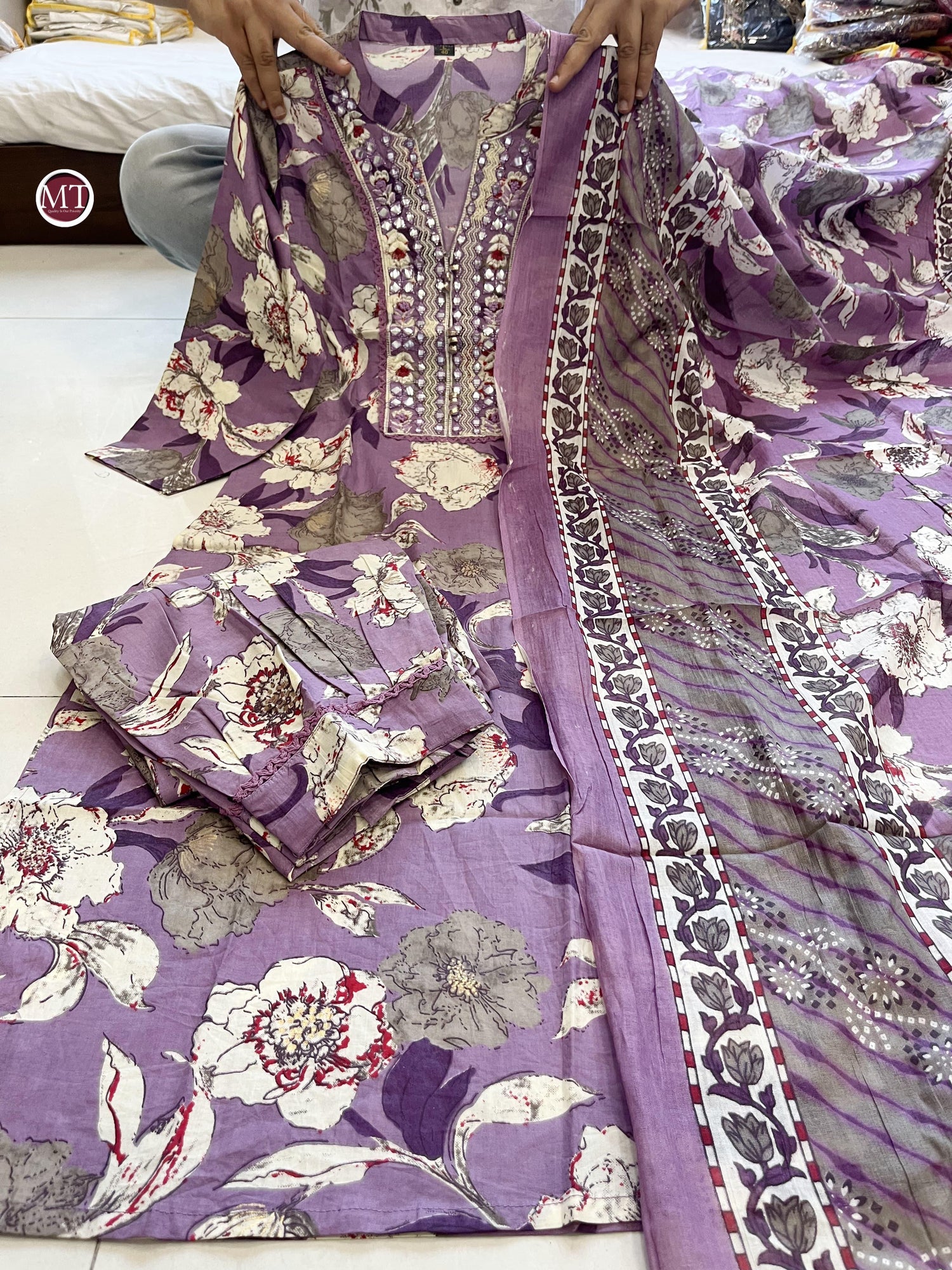 Beautiful Designer Summer Special Pure Cotton Salwar Suit