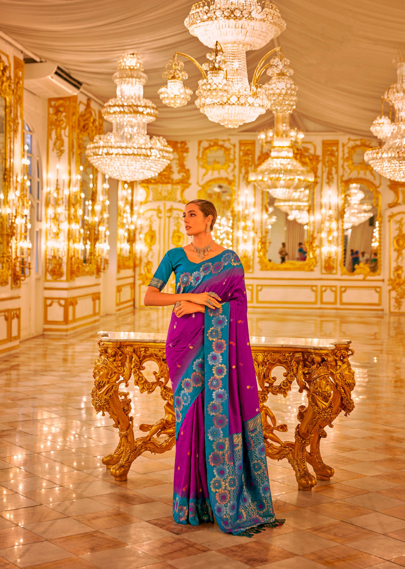 Designer Festival Wear Banarasi Silk Weaving Saree