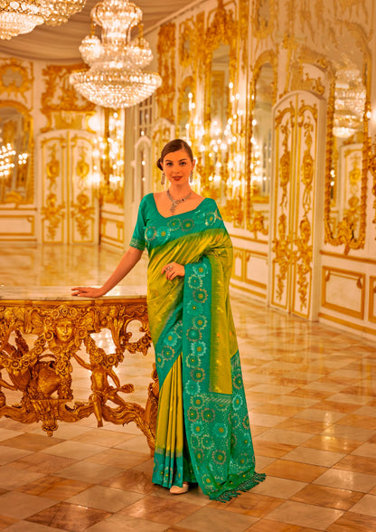 Designer Festival Wear Banarasi Silk Weaving Saree