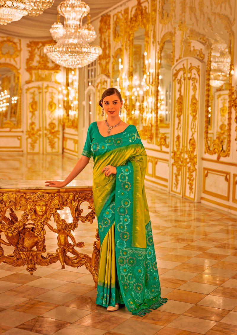 Designer Festival Wear Banarasi Silk Weaving Saree