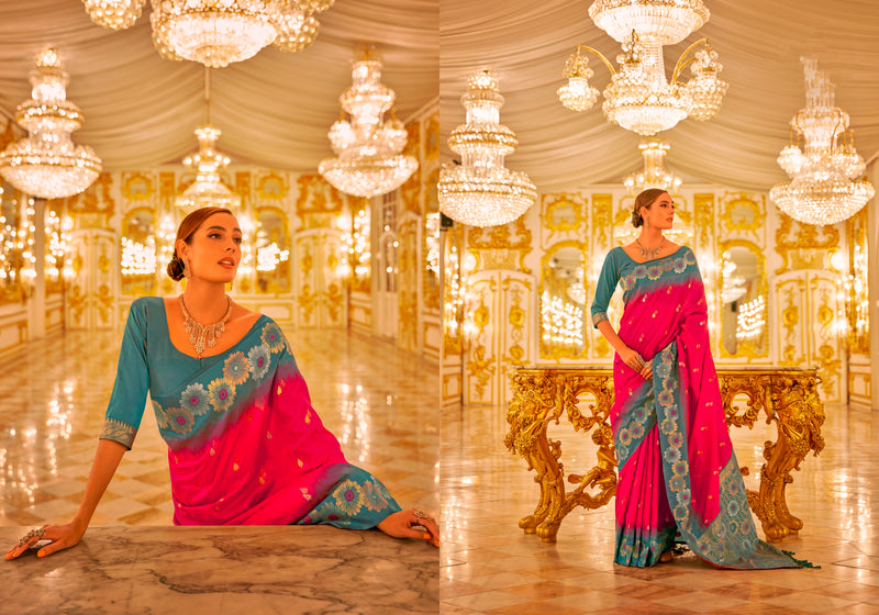 Designer Festival Wear Banarasi Silk Weaving Saree