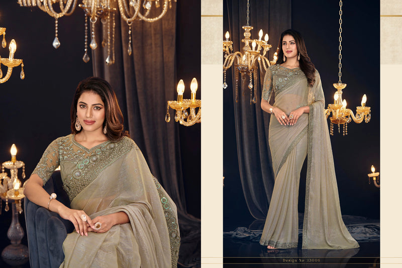 Beautiful Designer Occasion Wear Georgette Saree