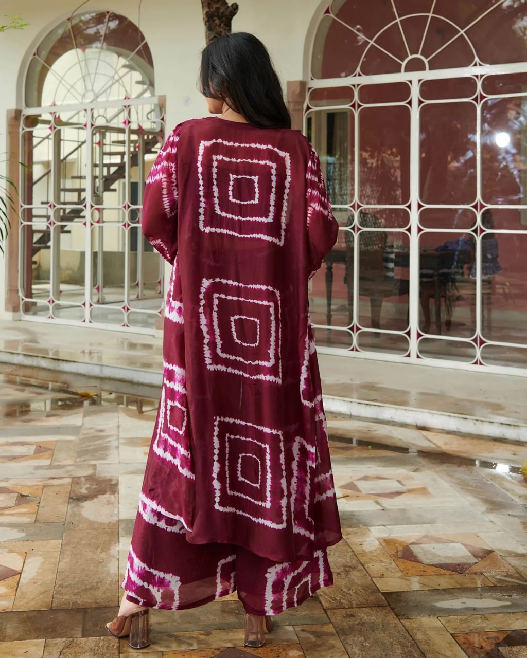 Beautiful Designer Top Pant and Jecekt 3 Piece Co Ord Set