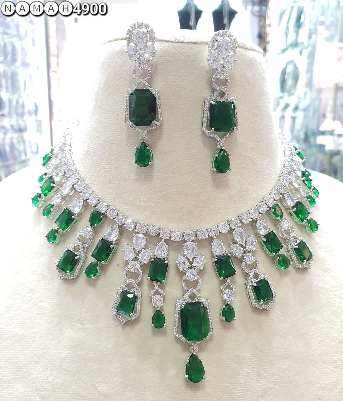 American Diamond Necklace Set