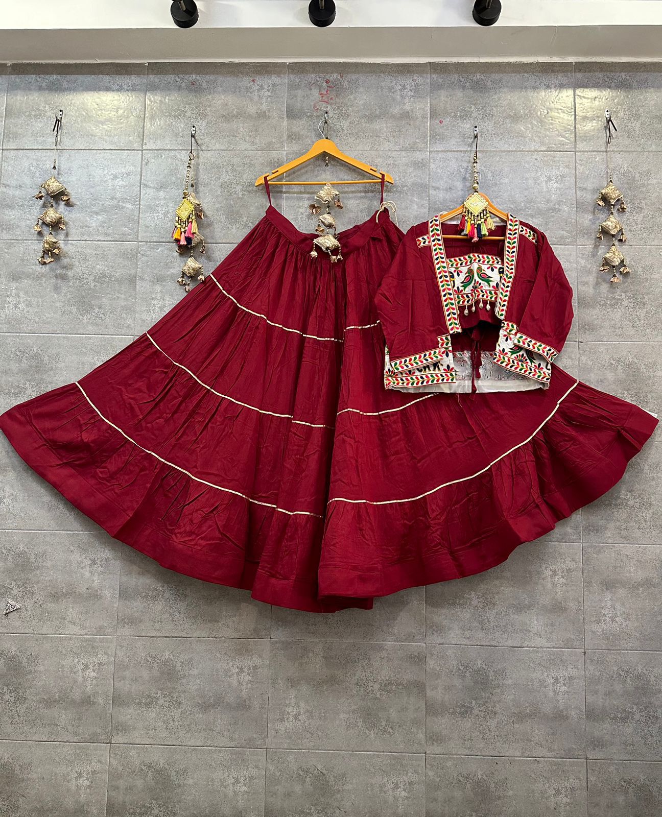 Navratri Cotton Lehenga Choli