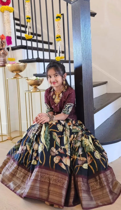 Beautiful Designer Festival Special Kids Lehenga Choli