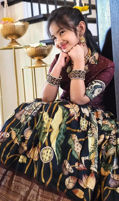 Beautiful Designer Festival Special Kids Lehenga Choli