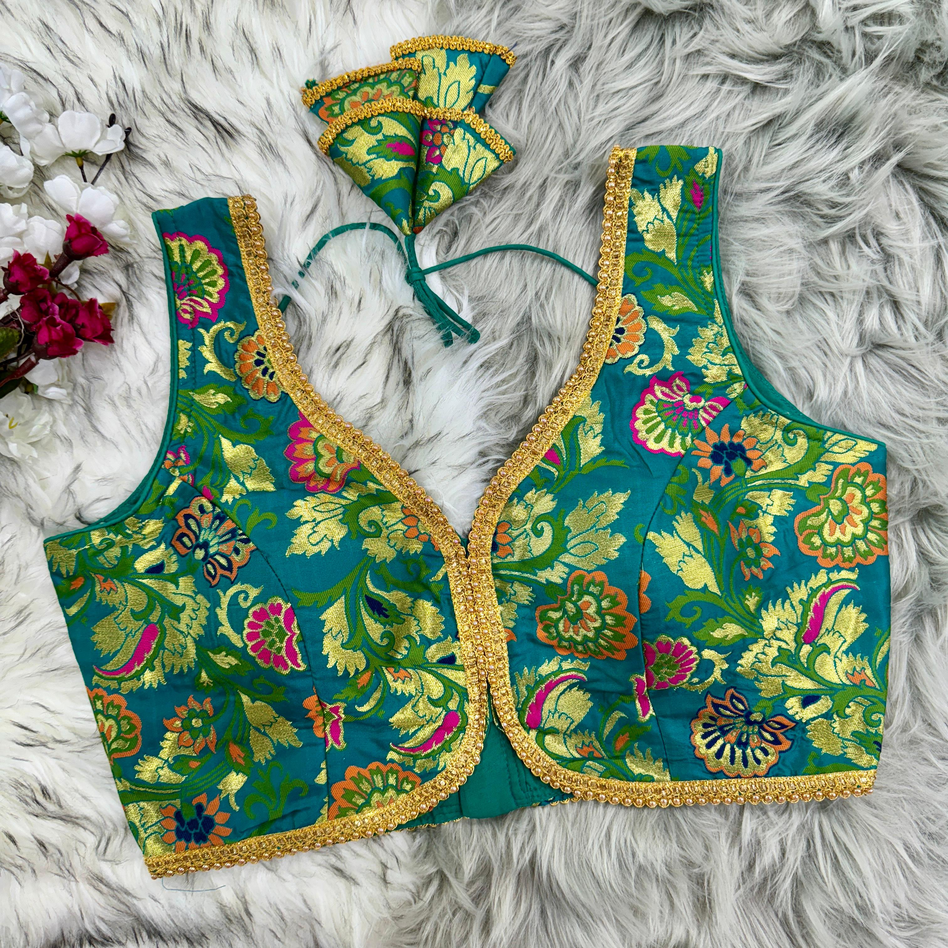 Beautiful Designer Readymade Bahubali Sequence Blouse