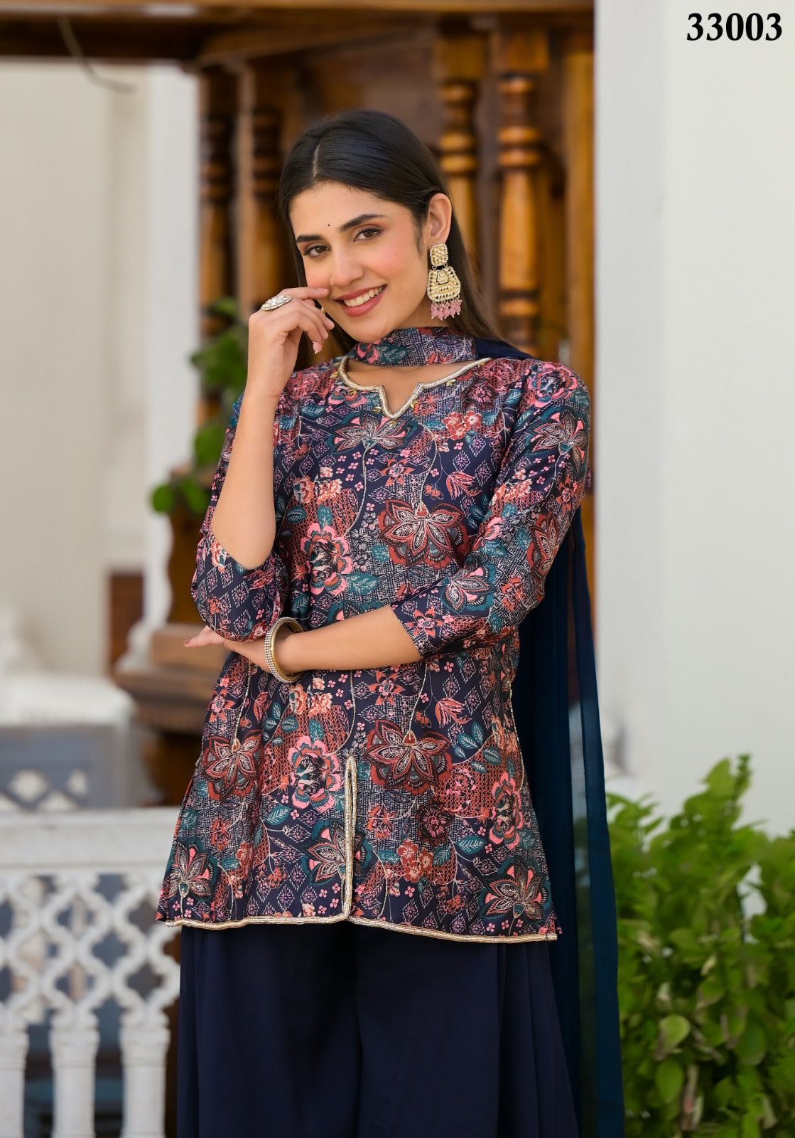 Beautiful Designer Samya Georgette Plazzo Style Salwar Suit