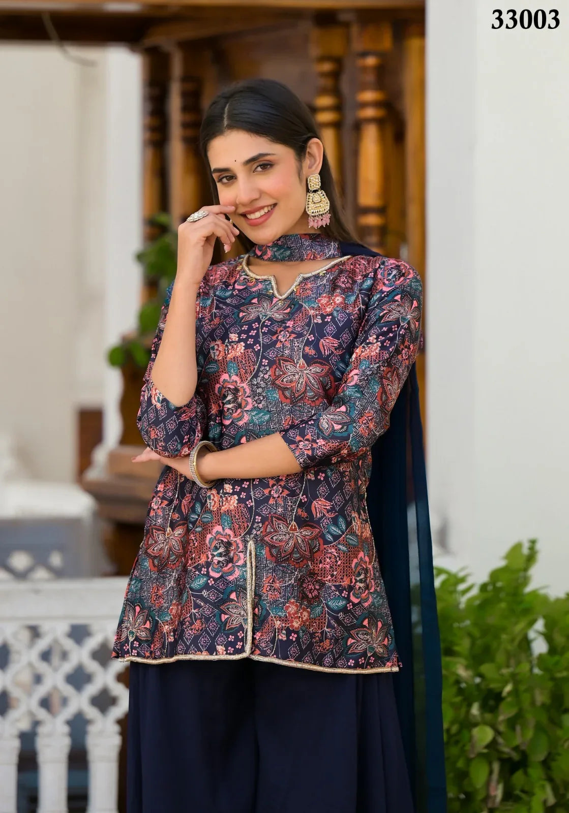 Beautiful Designer Samya Georgette Plazzo Style Salwar Suit