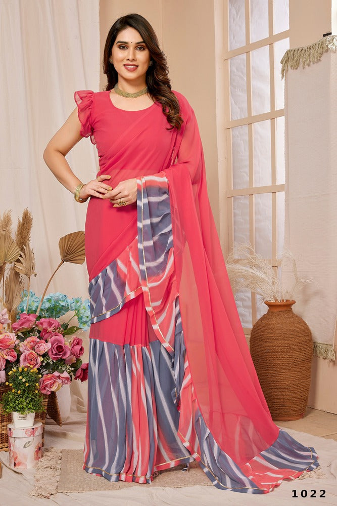 Beautiful Designer Casual Wear Aafreen Pure Georgette Saree