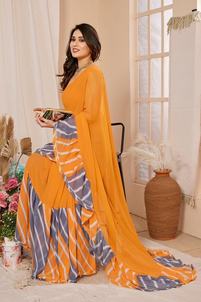 Beautiful Designer Casual Wear Aafreen Pure Georgette Saree