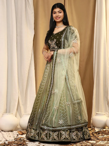 Beautiful Designer Wedding Readymade Crop Top Lehenga Choli