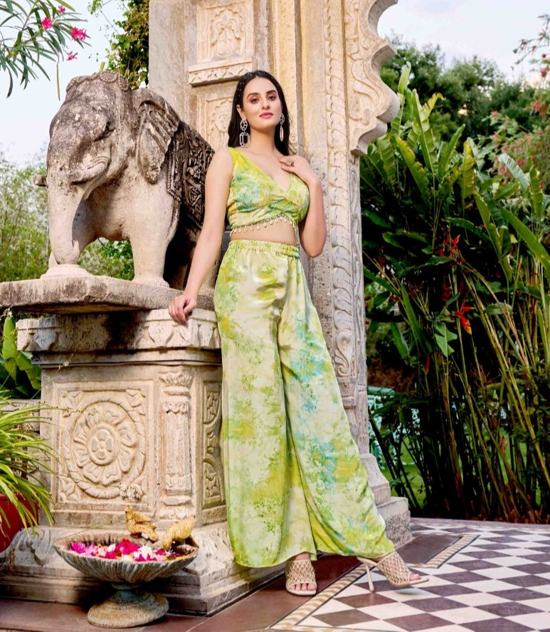 Beautiful Designer Occasion Wear Premium Co-ords Palazzo Salwar Suit